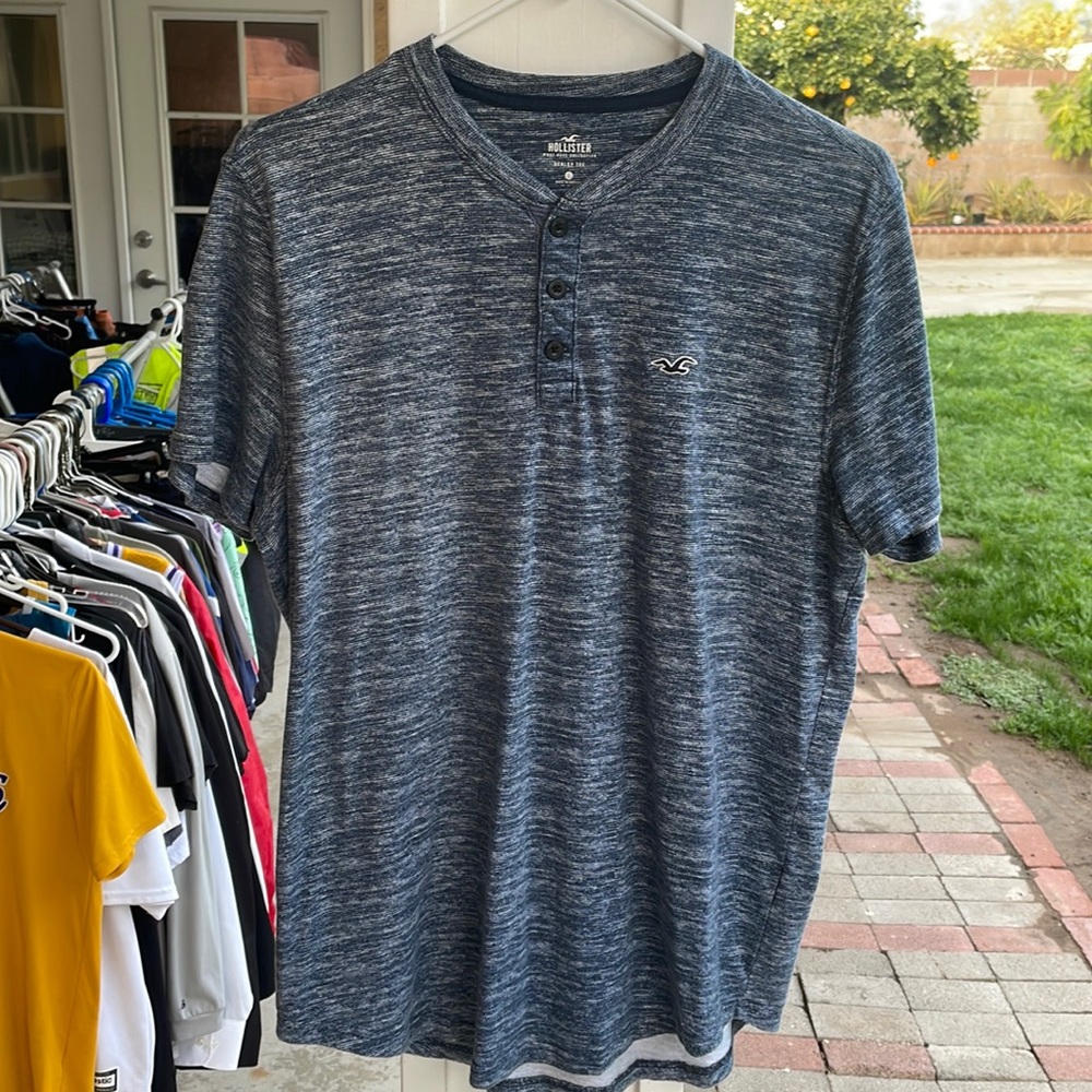 L Hollister Henley Tee